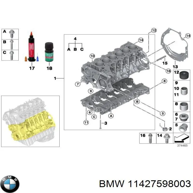 Filtr oleju BMW 11427598003 cena, od 43,76 USD