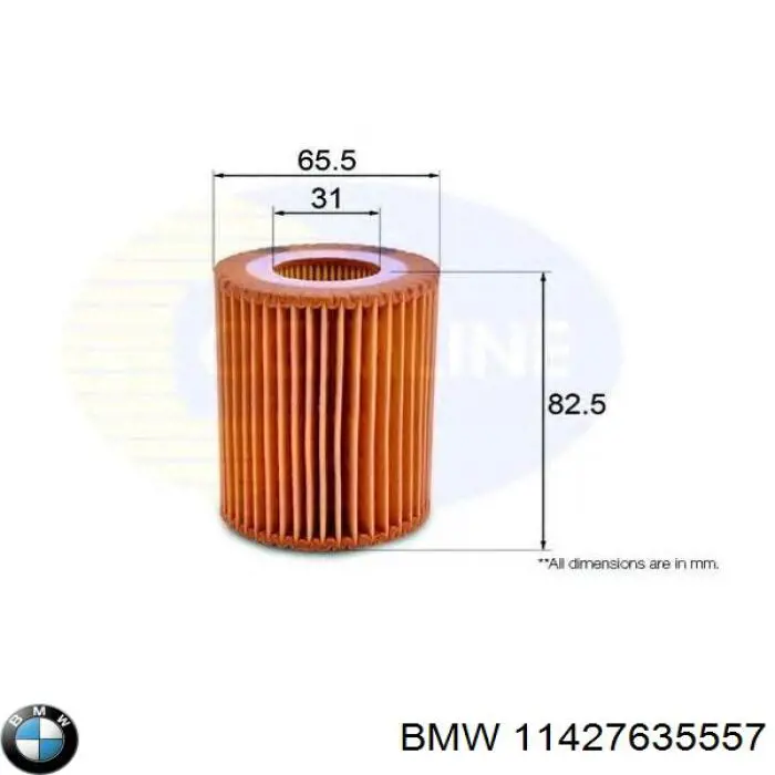 Do koszyka 11427635557 BMW Filtr oleju
