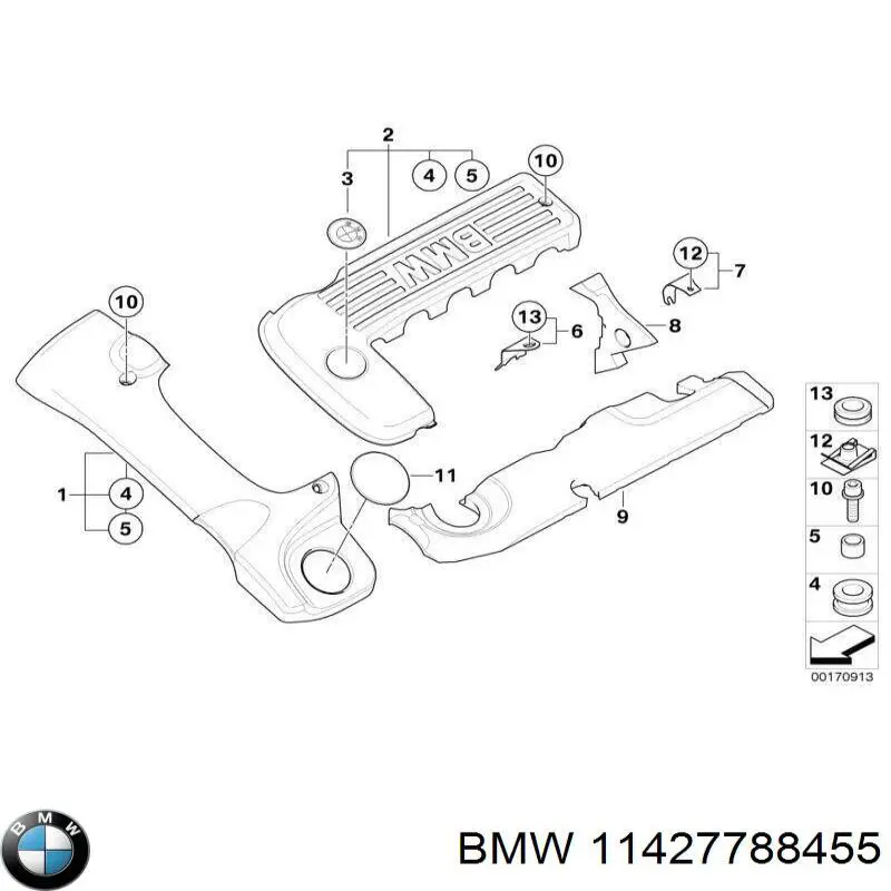 Uszczelka adaptera filtra oleju BMW 11427788455 cena, od 8,58 USD