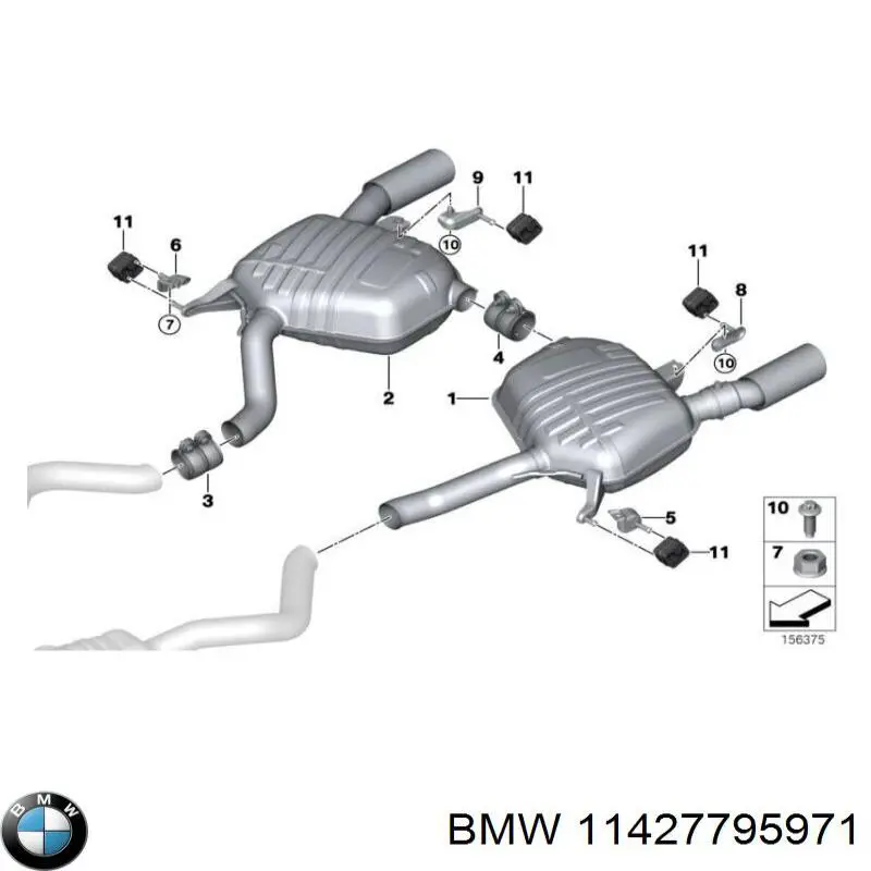 Do koszyka 11427795971 BMW Rurka (przewód) dopływu oleju do turbiny