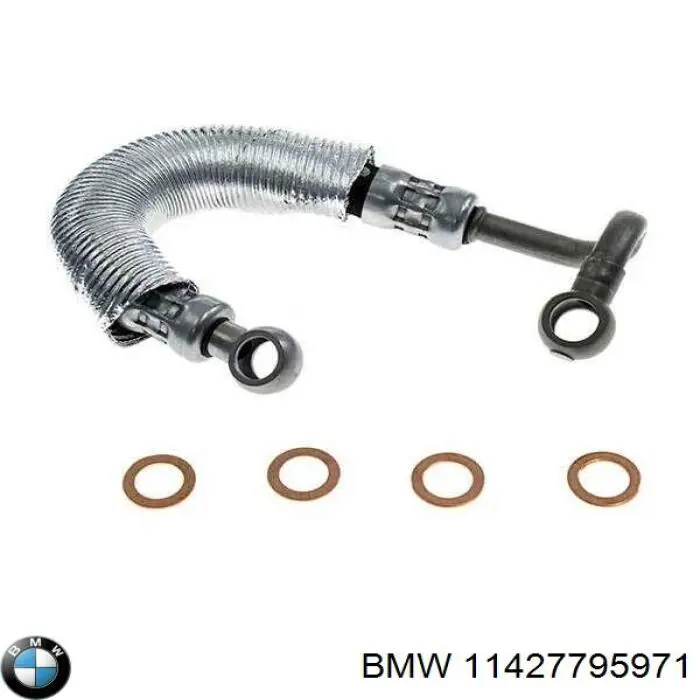 11427795971 BMW Rurka (przewód) dopływu oleju do turbiny