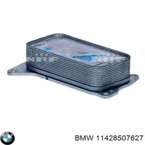 Chłodnica oleju, pod filtrem BMW 11428507627 cena, od 55,83 USD