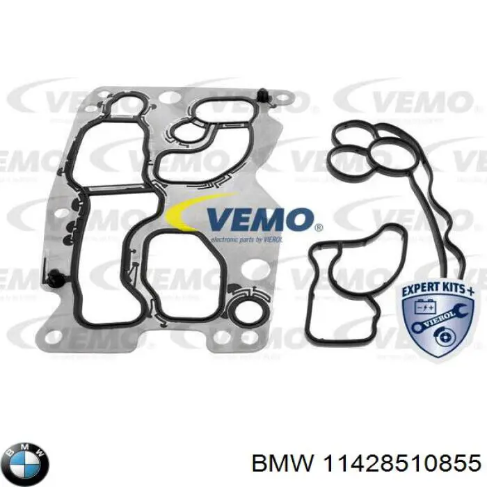 11428510855 BMW Chłodnica oleju, pod filtrem