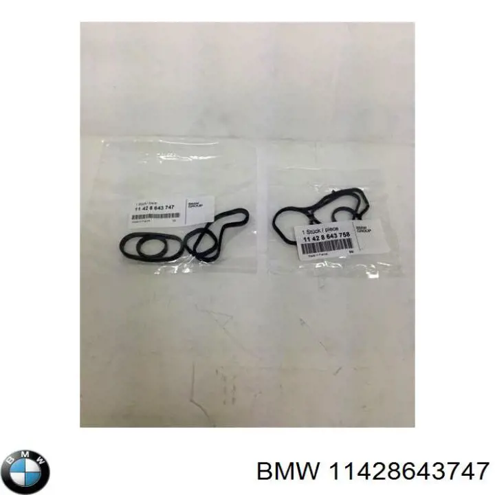 Uszczelka chłodnicy oleju BMW 11428643747 cena, od 16,73 USD