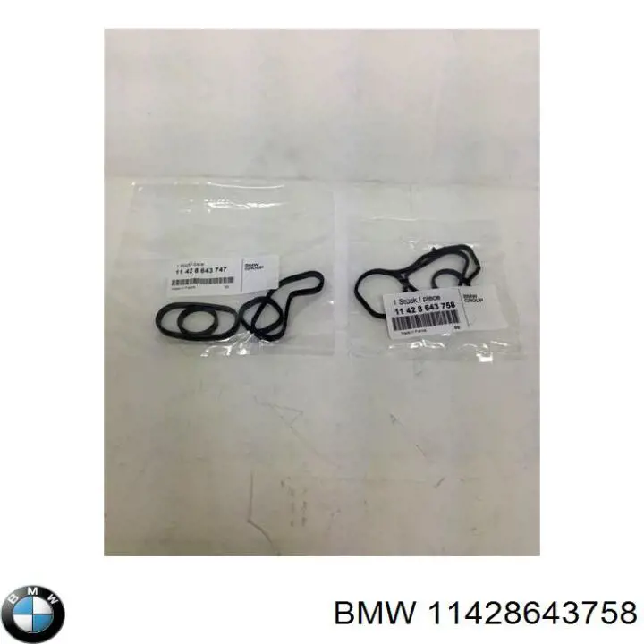 Uszczelka adaptera filtra oleju BMW 11428643758 cena, od 12,53 USD