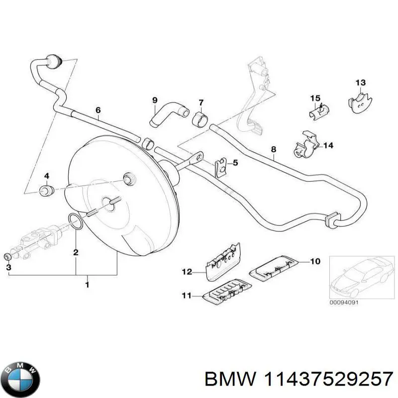 11437529257 BMW Uszczelka korka wlewu oleju