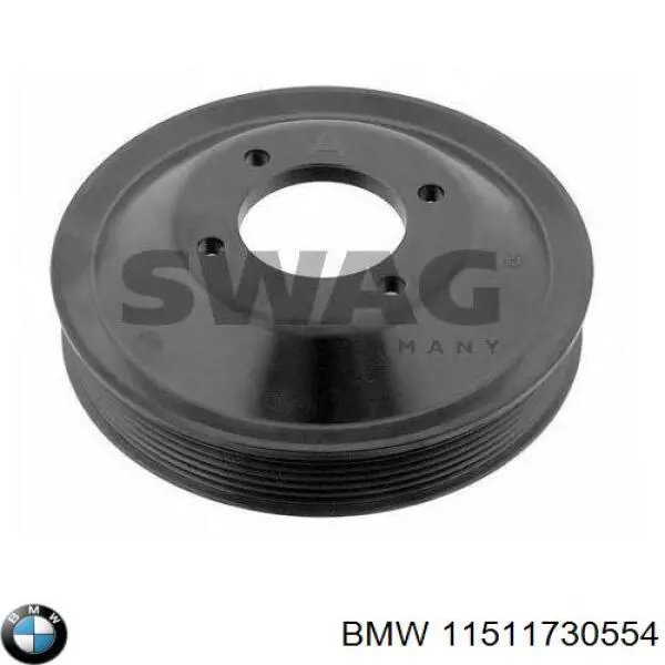 Koło pasowe sprzęgła wiskotycznego (wirnika) układu chłodzenia BMW 11511730554 cena, od 35,10 USD