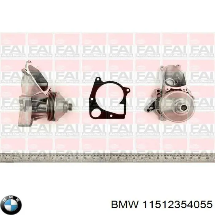 Do koszyka 11512354055 BMW Pompa chłodząca wodna