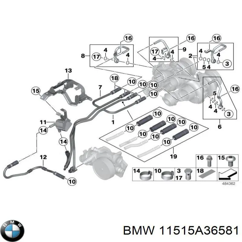 Pompa chłodzenia wodą, dodatkowa elektryczna BMW 11515A36581 cena, od 63,74 USD