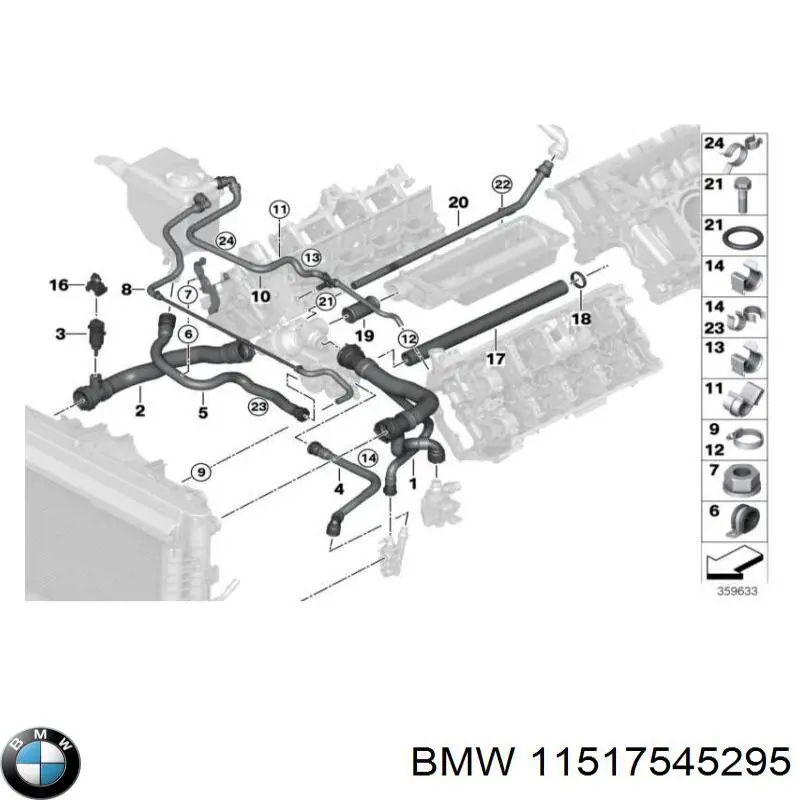 Koło pasowe pompy wodnej BMW 11517545295 cena, od 135,58 USD