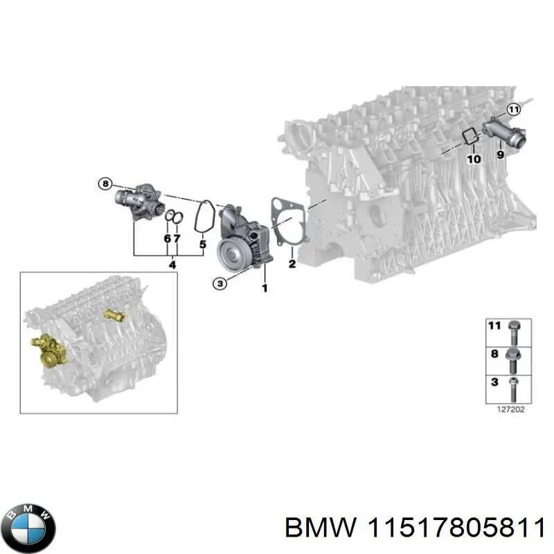Termostat 11517805811 BMW