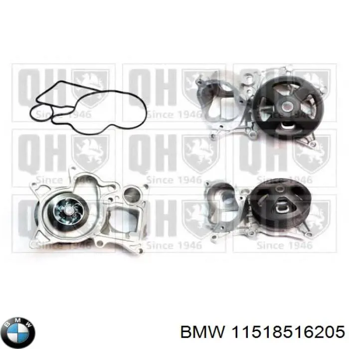 Do koszyka 11518516205 BMW Pompa chłodząca wodna