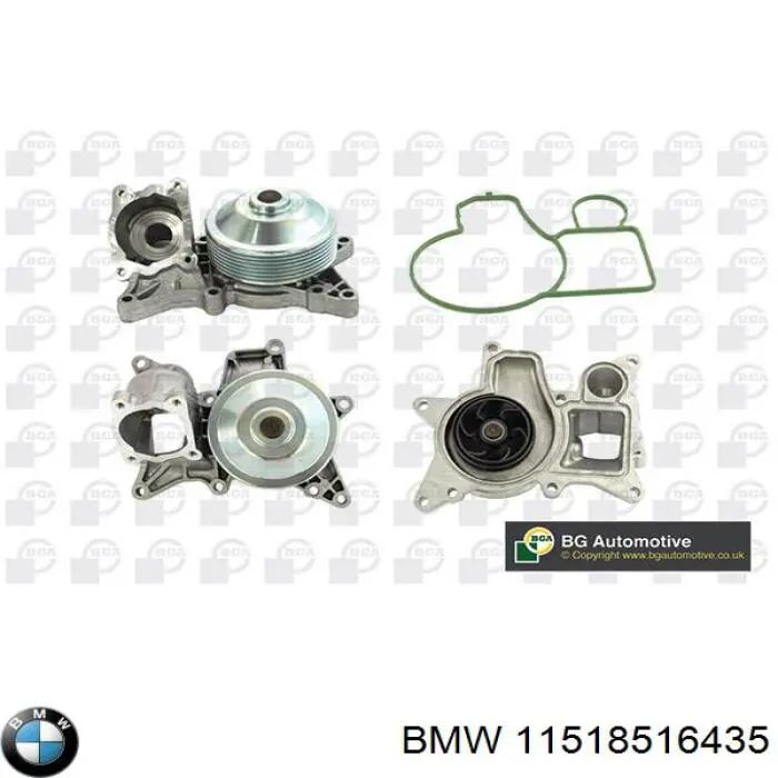 Pompa chłodząca wodna BMW 11518516435 cena, od 122,66 USD