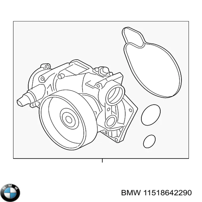 11518642290 BMW Pompa chłodząca wodna