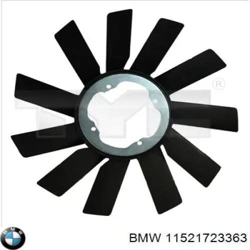 Wentylator (wirnik) chłodnicy BMW 11521723363 cena, od 27,40 USD