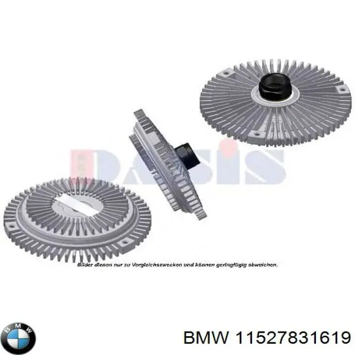 Do koszyka 11527831619 BMW Sprzęgło wiskotyczne wentylatora chłodzenia