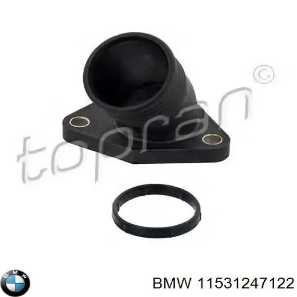 Do koszyka 11531247122 BMW Kołnierz układu chłodzenia (trójnik)