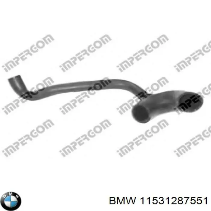 11531287551 BMW Przewód (króciec) chłodnicy górny