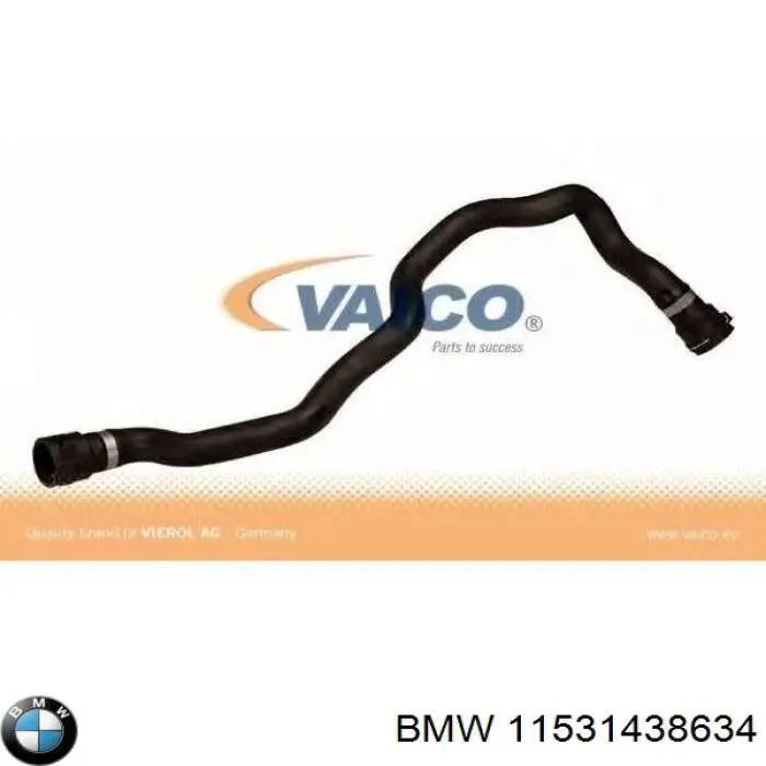Do koszyka 11531438634 BMW Przewód (króciec) chłodnicy górny