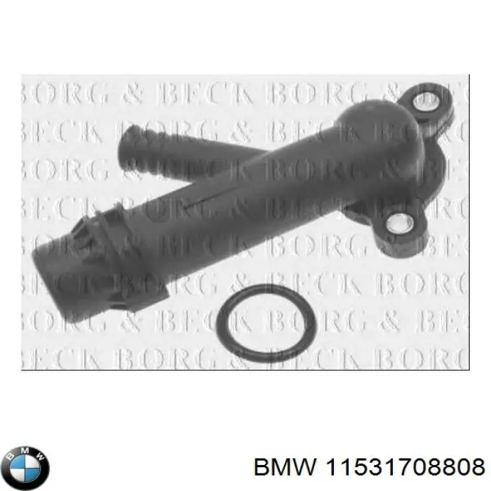 Kołnierz układu chłodzenia (trójnik) BMW 11531708808 cena, od 7,50 USD