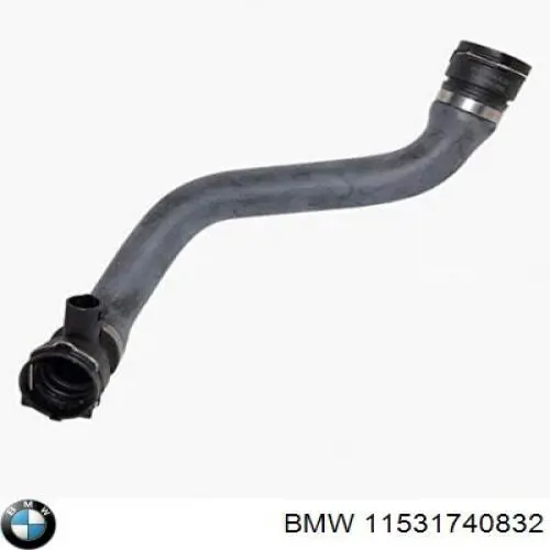Do koszyka 11531740832 BMW Przewód (króciec) chłodnicy górny