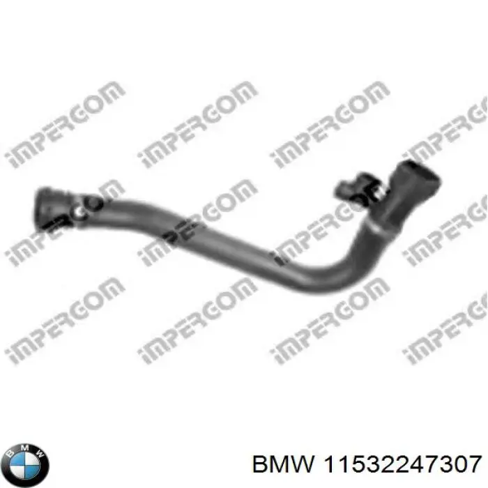 Do koszyka 11532247307 BMW Przewód (króciec) chłodnicy górny