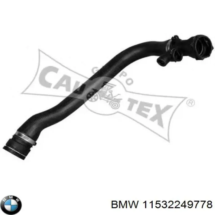 11532249778 BMW Przewód (króciec) chłodnicy górny