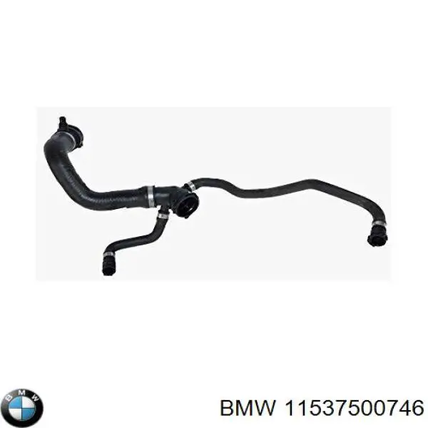 Do koszyka 11537500746 BMW Przewód (króciec) chłodnicy górny