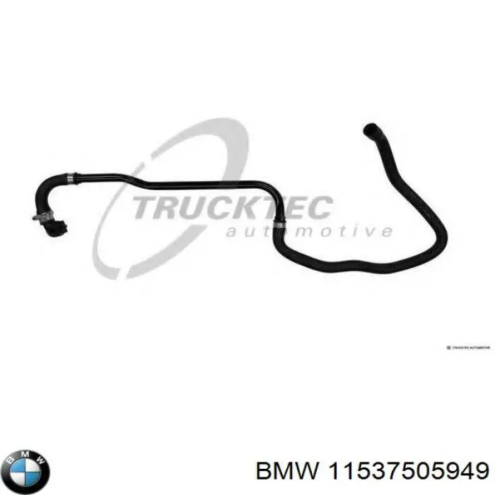 Do koszyka 11537505949 BMW Przewód (króciec) układu chłodzenia