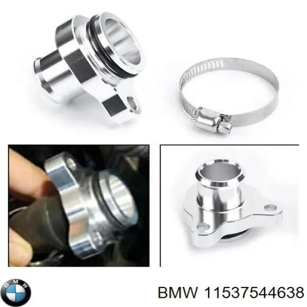 Przewód (króciec) termostatu BMW 11537544638 cena, od 26,64 USD