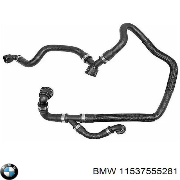 Przewód (króciec) układu chłodzenia BMW 11537555281 cena, od 8,72 USD