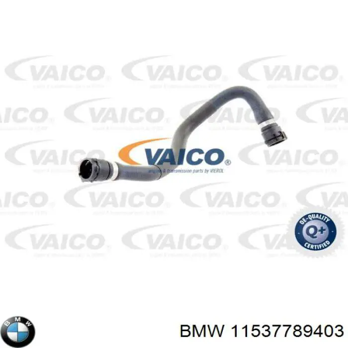 Przewód (króciec) układu chłodzenia BMW 11537789403 cena, od 35,54 USD