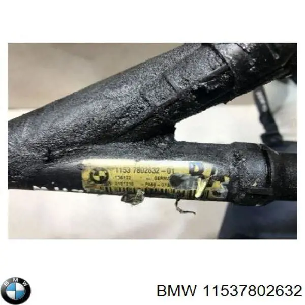 11537802632 BMW Przewód chłodnicy ogrzewacza (nagrzewnicy), zwrotny