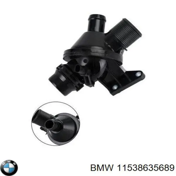 Do koszyka 11538635689 BMW Obudowa termostatu