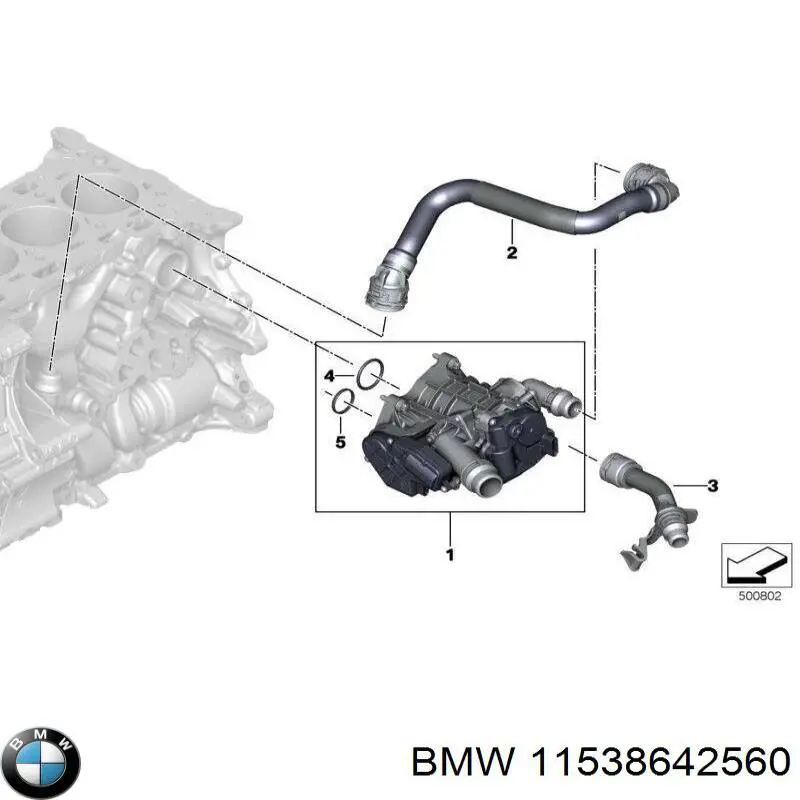 Termostat BMW 11538642560 cena, od 109,80 USD