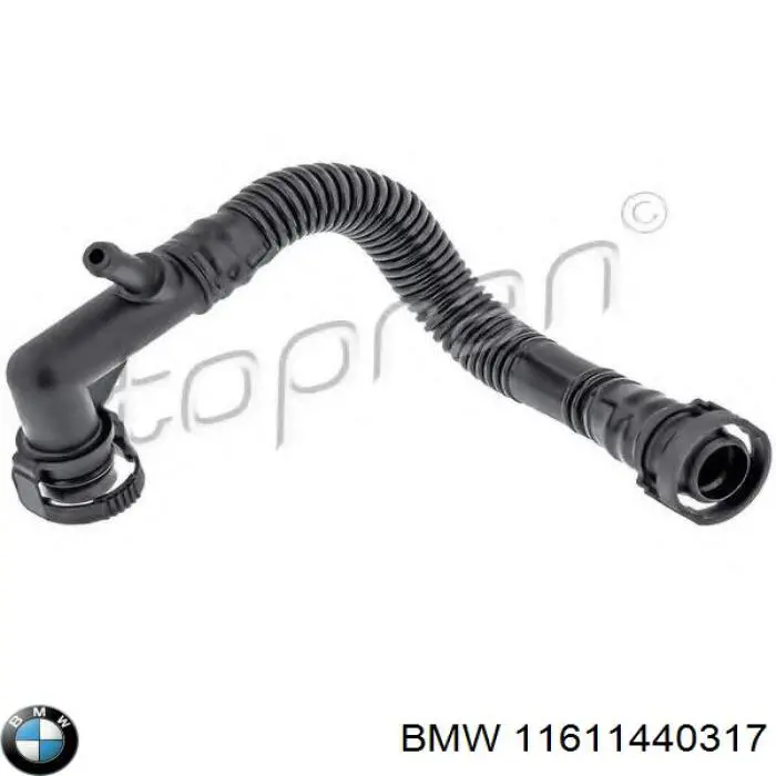 Króciec wentylacji kadłuba (separatora oleju) BMW 11611440317 cena, od 13,26 USD