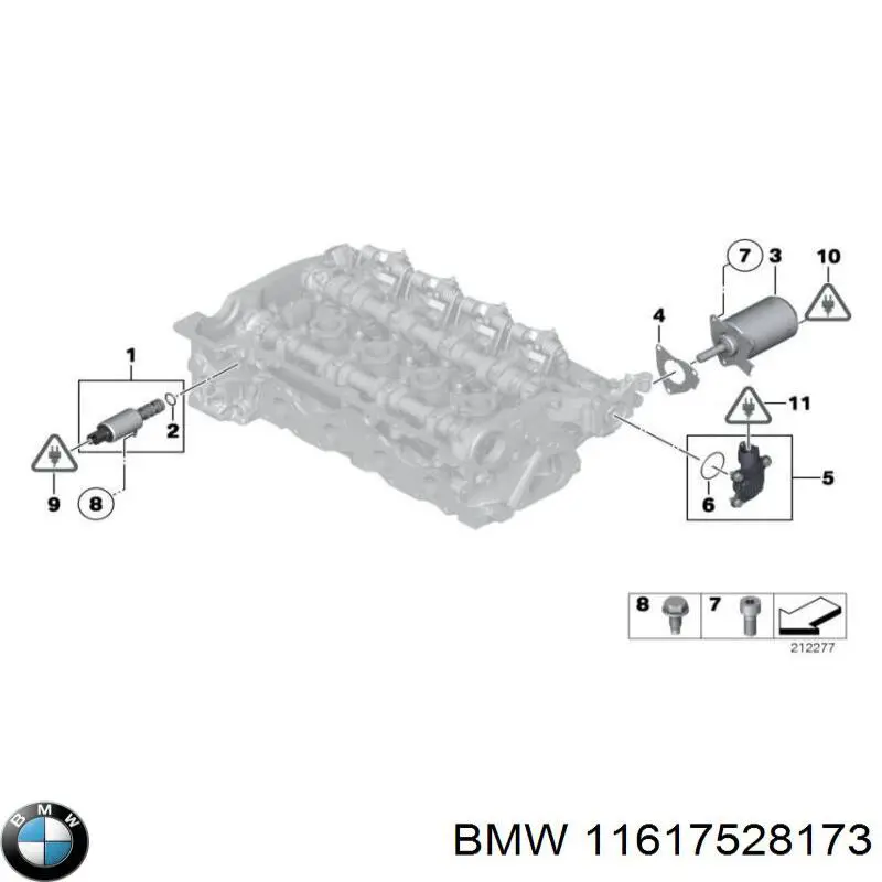 11617528173 BMW Uszczelka kolektora ssącego