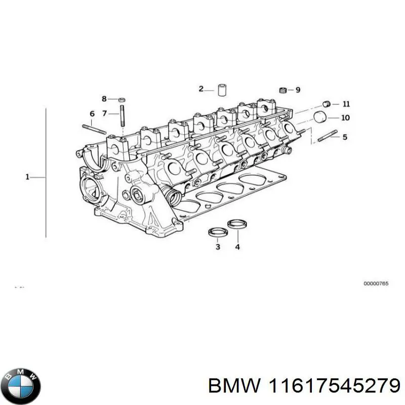 Nakrętka kolektora wydechowego BMW 11617545279 cena, od 1,68 USD