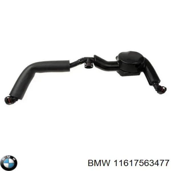 Króciec wentylacji kadłuba (separatora oleju) BMW 11617563477 cena, od 102,46 USD