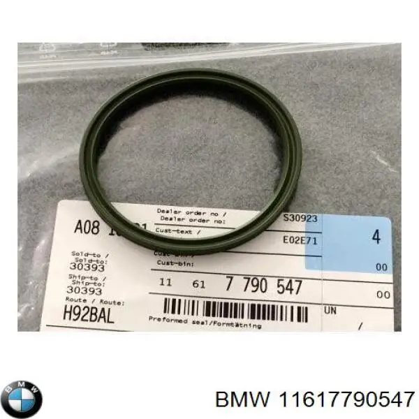 Uszczelka turbiny, wkładka elastyczna BMW 11617790547 cena, od 8,67 USD