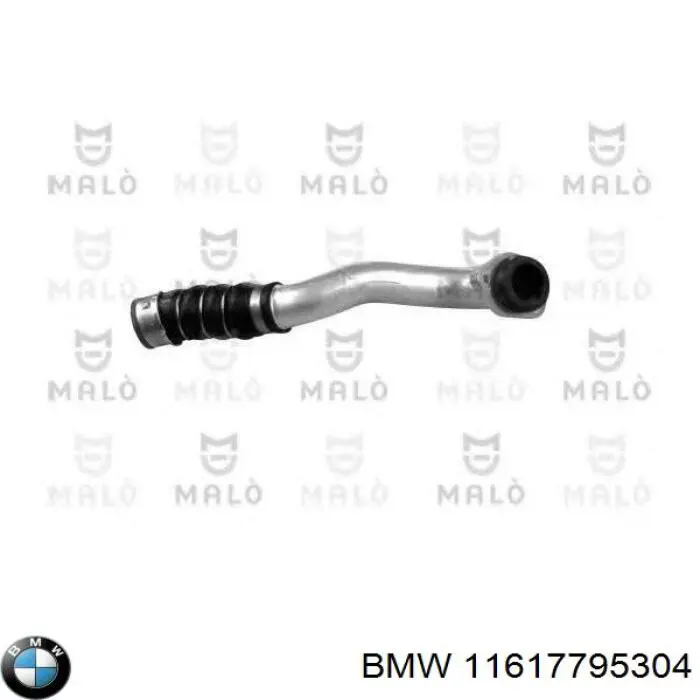 Do koszyka 11617795304 BMW Przewód (króciec) intercoolera