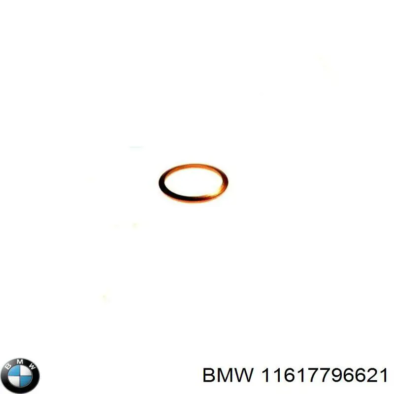 Do koszyka 11617796621 BMW Uszczelka (podkładka) rurki intercoolera