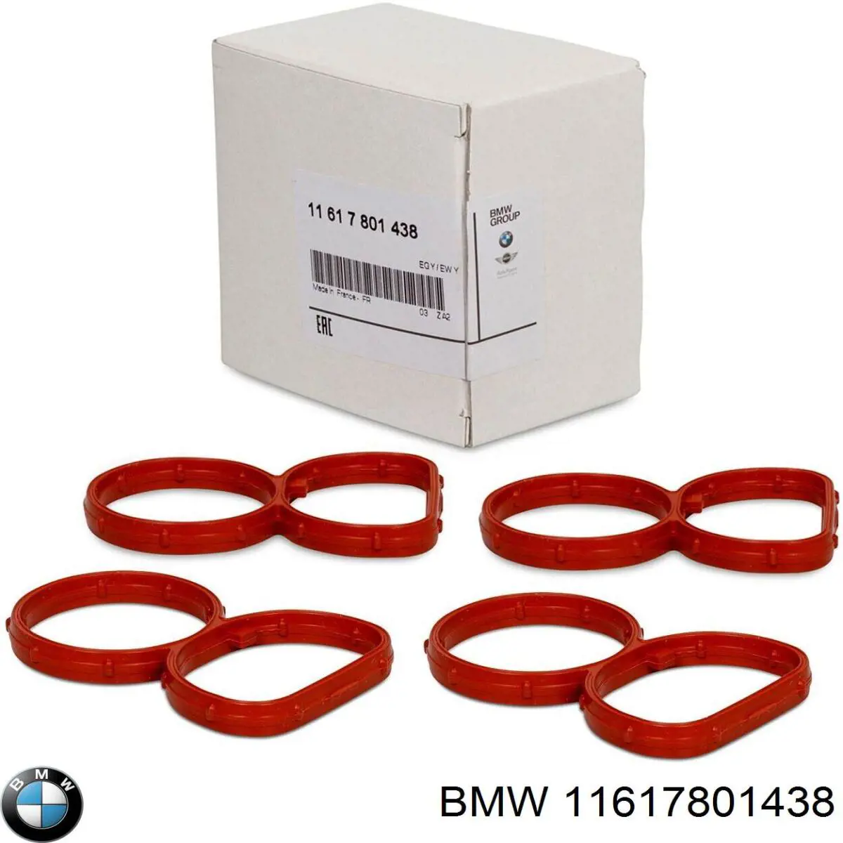 Uszczelka kolektora ssącego BMW 11617801438 cena, od 10,05 USD