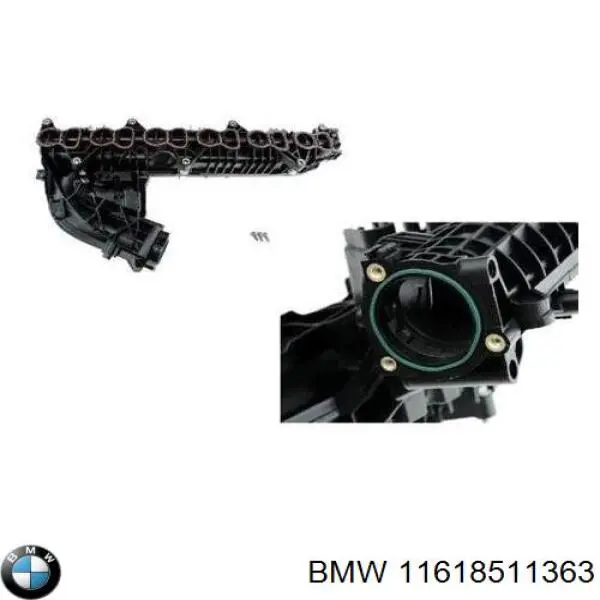 Kolektor ssący BMW 11618511363