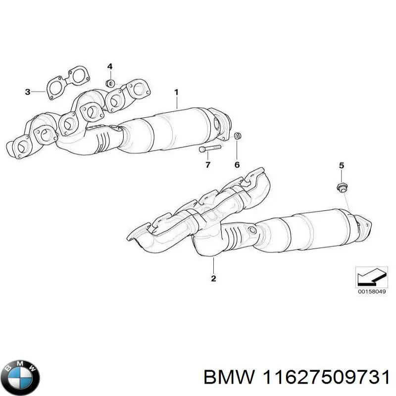  BMW 11627509731 cena, od 4,94 USD