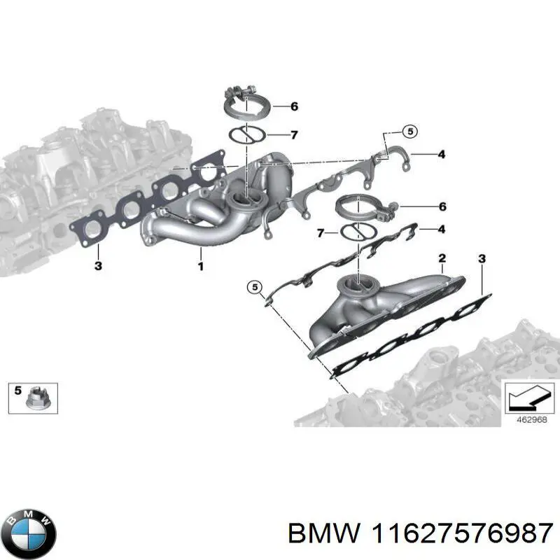 Kolektor wydechowy BMW 7 sedana (F01, F02, F03, F04) (2008 - 2015) cena, od 158,56 USD