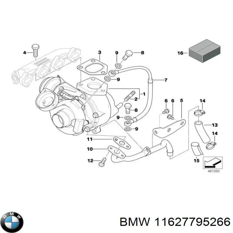 Uszczelka rury odbiornika tłumika BMW 11627795266 cena, od 8,42 USD