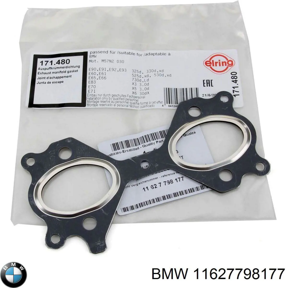 11627798177 BMW Uszczelka kolektora wydechowego