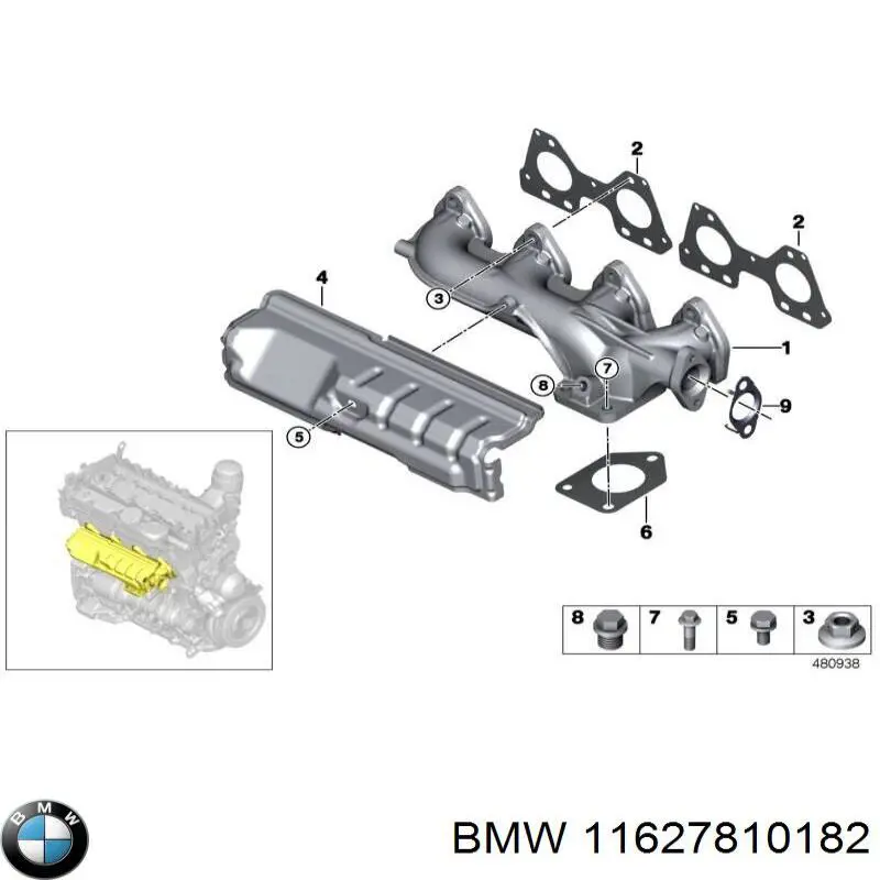 Kolektor wydechowy do BMW 3 (E90)