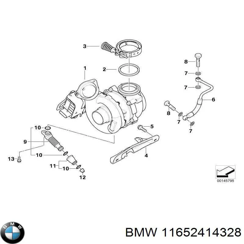 Turbina BMW 11652414328 cena, od 666,26 USD
